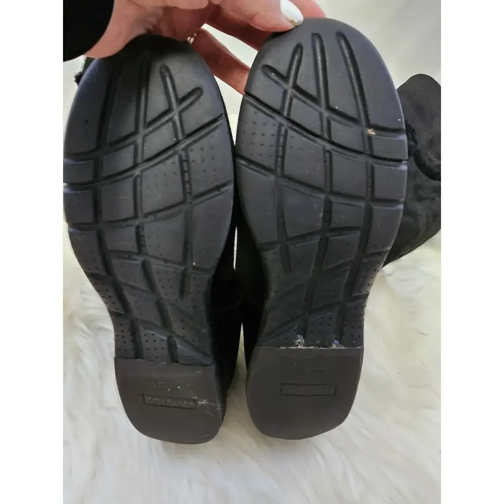 La Canadienne Tami suede boots Black size 9M